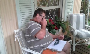 Opearing from the stoep at the Coral Cottages