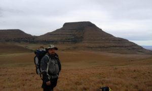 Hennie with Hangklip in the background